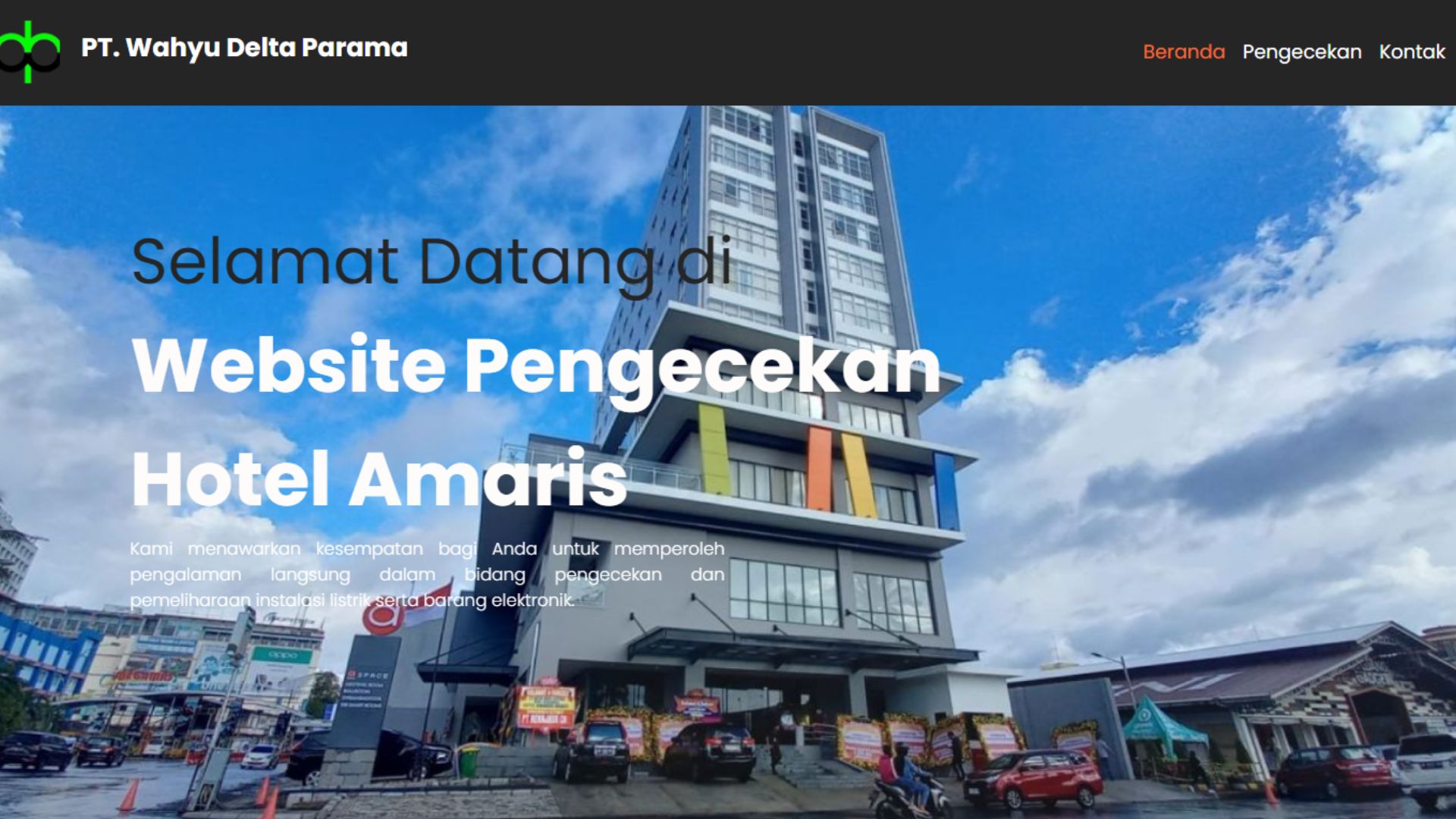 Amaris Hotel Rooms Utility Checking Website