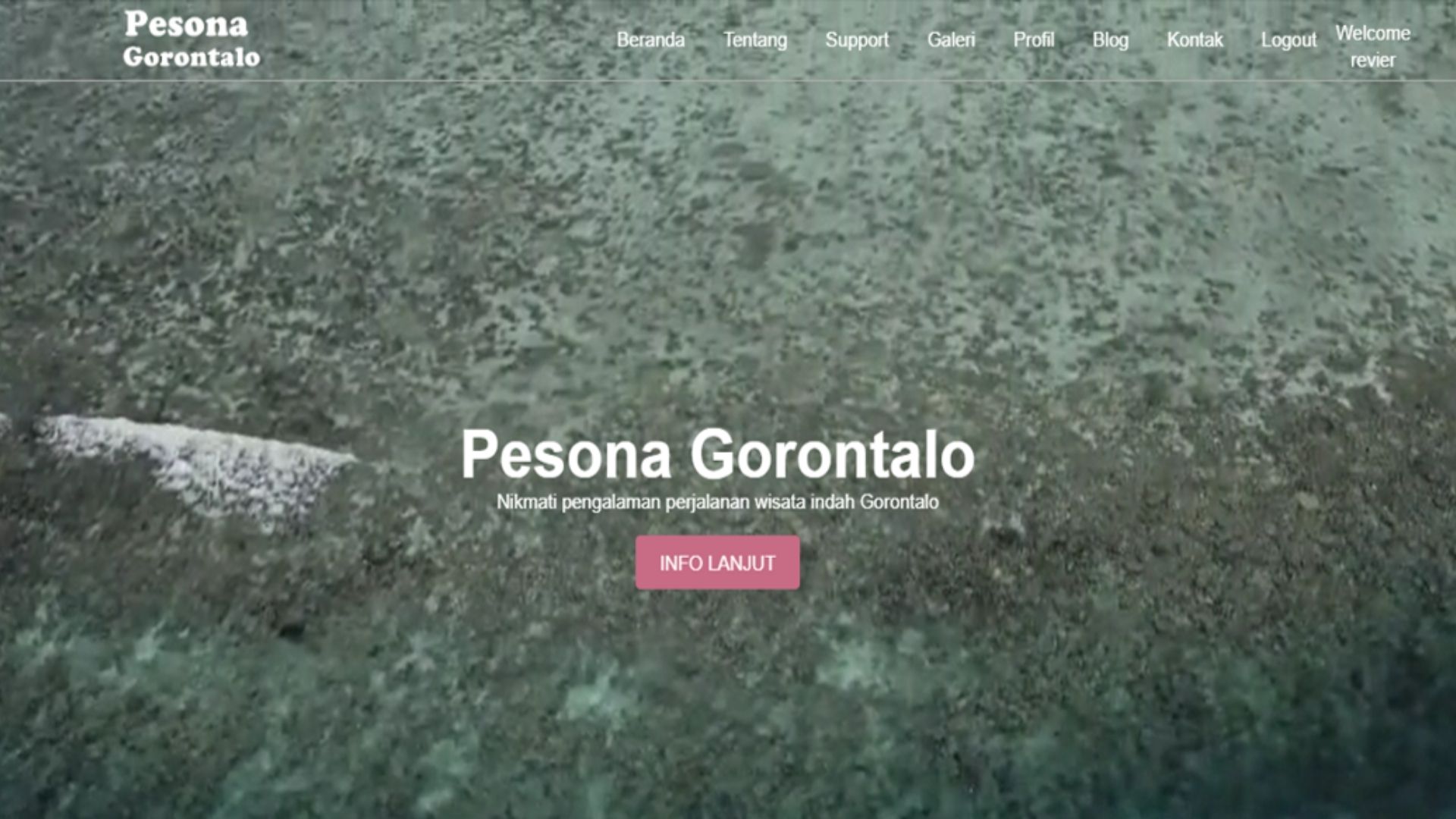 Pesona Gorontalo Website